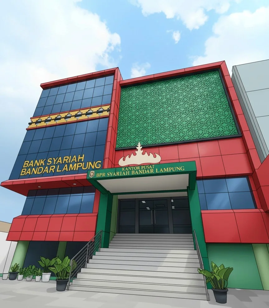 Gedung Kantor Pusat Bank Syariah Bandar Lampung